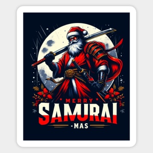 Santa Samurai Sticker